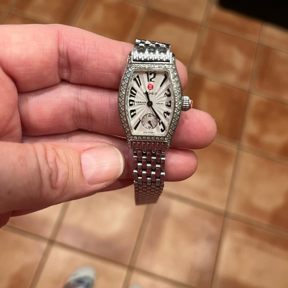 Michele Urban, Diamond watch, Sapphire crystal, Water resistant, Swiss movement - Picture 11 of 15